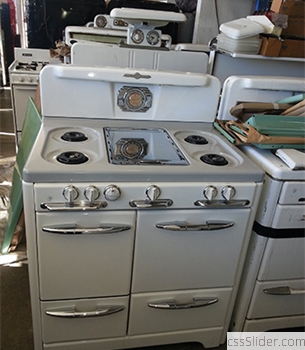 Savon Liance Refinishing 818 843 4840 For Stove Vintage 1950s 35 Inch Okeefe Merit Low Back 21inchwedgewood1950s 350