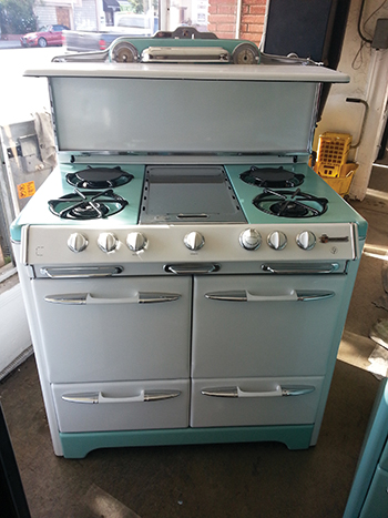Savon Liance Refinishing Stove Vintage Wedgewood Stoves 39inch Okeefe And Merit Late Forties